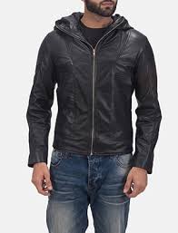 Maybe you would like to learn more about one of these? Spratt Black Hooded Leather Jacket Leather Jackets