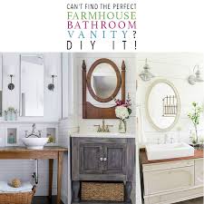 Country bathroom vanities for sale. Diy Farmhouse Bathroom Vanity Ideas The Cottage Market