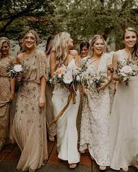 Vintage Boho Bridesmaid Dresses4 Wedding Weddings Greenwedding Weddingblog Weddinginspi Neutral Bridesmaid Dresses Bridesmaid Dresses Boho Boho Bridesmaid