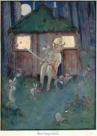 Mabel Lucie Attwell Peter Keeps Watch Peter Pan And Wendy By J M Barrie Charles Scribner S Sons 1921 Illustration Art Illustration Art