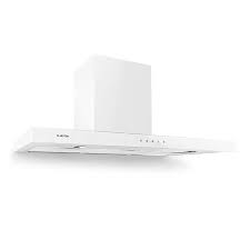 Bon Vivant Blanc Hotte Aspirante 90cm 630 5m H Minuterie Verre Acier