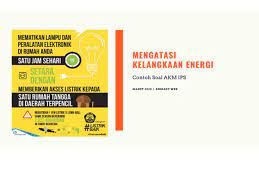Soal Akm Online Ips Mengatasi Kelangkaan Energi