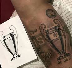 110 best illuminati tattoos & designs with meanings. Neymar Reveals Incredible Champions League Tattoo Ahead Of Psg S Clash With Real Madrid Mirror Online