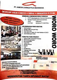 Bagi alumni universitas amikom yogyakarta yang tidak memiliki akun dan belum pernah terdaftar sebagai akun mahasiswa di portal direktorat business placement center dan alumni. Info Lowongan Kerja Pt Ameya Livingstyle Indonesia Website Kalurahan Bangunjiwo
