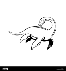 Loch Ness Monster Illustration Hi-Res Stock Photography And Images - Alamy