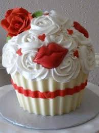 Modelleri Cup Cake Susleme 83 Moda Ve Dekorasyon Giant Cupcake Cakes Giant Cupcakes Valentines Cupcakes