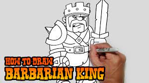 Maybe you would like to learn more about one of these? How To Draw Clash Of Clans Barbarian King Youtube