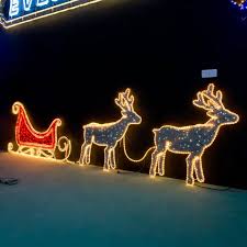 Check spelling or type a new query. Lighted Reindeer And Sleigh Evermore Lighting