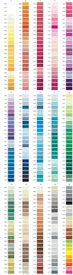 Expository Pantone Thread Color Chart Embroidery Thread