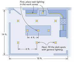 How to install recessed lighting in a kitchen. Kitchen Recessed Lighting Placement Kitchen Lighting Kitchen Lighting Kitchen Recessed Lighting Modern Kitchen Lighting