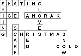 We have premade word/clue sets or. Crossword Puzzle Solution Winter Learn English Today