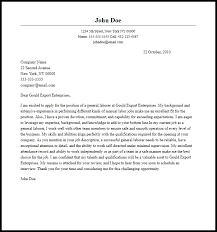 Sample full letter cover canada. Professional General Laborer Cover Letter Sample Writing Guide Resume Now