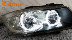 For Bmw E90 E91 Pre Lci Headlight Excellent Dtm M4 Style Ultra Bright Le Bmw Led Angel Eyes Angel Eyes
