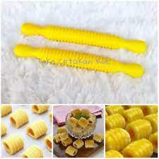 Cetakan biskuit pasir tart gulung nastar kue semprit nomor 141: Rolling Pin Cetakan Kue Nastar Gulung Kue Lebaran Canti Lazada Indonesia