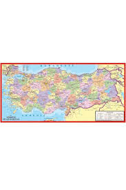 Türkiye haritası siyasi harita ölçekli harita, idari sınır ve. Keskin Color Il Il Turkiye Haritasi 32x68 Cm Fiyati Yorumlari Trendyol