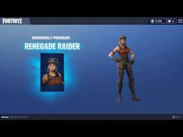 Preview 3d models, audio and showcases for fortnite: Buying The Renegade Raider Raiders Revenge Fortnite Season Shop 1 Youtube