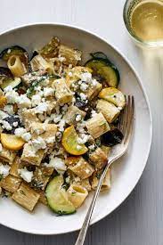 Eggplant And Zucchini Pasta With Feta And Dill Recipe Recipe Dill Recipes Nyt Cooking Vegetarian Recipes