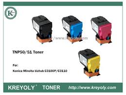 Furnizor de top pe piata produselor pentru prelucrarea imaginii, konica minolta va ofera bizhub c3100p. Tnp50 Tnp51 Toner Cartridge For Konica Bizhub C3100p C3110 China Toner Toner Cartridge Made In China Com