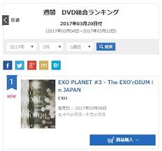 Exos New Dvd Tops Japanese Music Chart