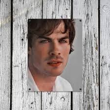 Buy Ian Somerhalder Metal Tin Sign Birthday Gifts Valentines Day Online in  India