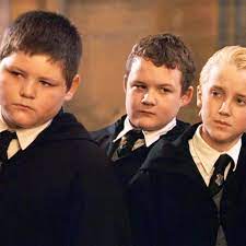 Draco malfoy (21) gregory goyle (21) blaise zabini (9) harry potter (7) ron weasley (6) hermione granger (5) vincent crabbe (5) theodore nott (5) pansy parkinson (4) fred weasley (4) include relationships gregory goyle/draco malfoy (26) draco malfoy/harry potter (6) draco malfoy/blaise zabini (6) draco malfoy/ron weasley (4) Harry Potter Das Wurde Aus Den Fieslingen Crabbe Und Goyle Intouch