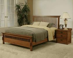 Check spelling or type a new query. Solid Oak Mission Spindle Low Profile Bedroom Set
