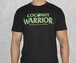 mens black coconut warrior t shirts