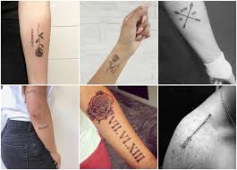 El significado de los tatuajes de números romanos se basa en interpretar correctamente los signos principales: áˆ Tatuajes De Numeros Romanos Camaleon Tattoo