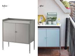 How to assemble ikea sektion kitchen cabinets like a pro | the art of the ikea base cabinet. Ikea Hack How To Use Spray Paint To Spruce Up A Boring Outdoor Cabinet One O Diy Outdoor Cabinet Outdoor Cabinet Diy Ikea Hack