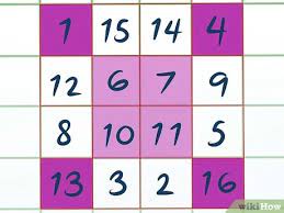 For example, the 8x8 magic square and each 4x4 square gives a magic sum of 130. 3 Ways To Solve A Magic Square Wikihow