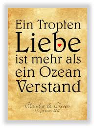 Geschenk Valentinstag Hochzeitstag Jahrestag Wandbild Partner Liebe