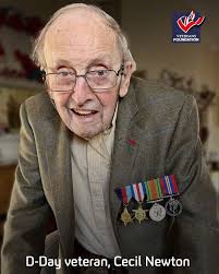 It is with deep respect and sorrow that we share the passing of D-Day  veteran Cecil Newton, who has died at the age of 101. Cecil was just 20  years old when