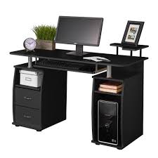 Printer cart printer stand rolling shades restoring furniture workspace desk cable management system winsome wood best printers cool desktop. Computer Desk Pc Laptop Table Workstation Home Office Furniture W Printer Shelf Ebay
