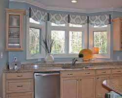 Our thoughtfully curated design studio ™ fabric collection, including an exclusive line from ny designer rebecca atwood, is designed to layer with all hunter douglas window treatments. Valances Top Off Your Windows Blindsgalore Blog Kitchen Window Valances Home Decor Kitchen Kitchen Bay Window