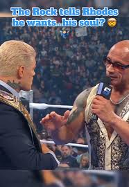 The Rock's Bold Challenge to Cody Rhodes in WWE
