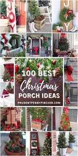 Outdoor christmas decorations from kirkland's offer you a great opportunity for spreading the christmas cheer outside your home! 100 Best Porch Christmas Decorations Prudent Penny Pincher
