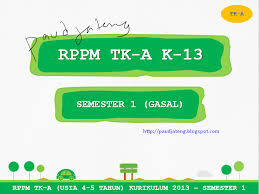Rencana pelaksanaan pembelajaran mingguan (rppm) belajar dari rumah ( bdr ) tk …. Rppm Tk A 4 5 Tahun Semester 1 Full Kurikulum 2013 Paud Paud Jateng