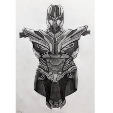 Thanos Scarecrow From Endgame Art Scarecrow Superhero