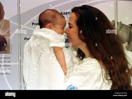 Koo Stark Baby Stock Photo Alamy