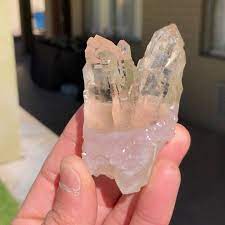 Mystic Relics On Instagram Oh My Goodness Look What I Found Cathedral Citrine With Rose Quartz Crystals Rose Quartz Crystal Rose Quartz Quartz Crystal