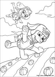 Zuma I Skye Kolorowanka Paw Patrol Coloring Pages Paw Patrol Coloring Coloring Pages