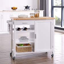 Made from solid white mdf frame and a cute kitchen island for the price. Kitchen Trolley Cart Island Storage Rolling Wood Utility Portable Table Top New Kitchen Islands Kitchen Carts Home Garden