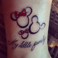 Dieser pinnwand folgen 776 nutzer auf pinterest. My Little Family Celebrating Us Becoming The Same Name Soon And A Proper Little Family N Look Forw Mickey Mouse Tattoos Minnie Tattoo Tattoos For Daughters