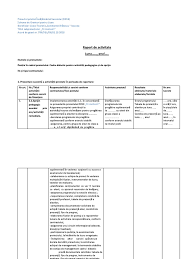 Cadru didactic pentru activități de consiliere şcolară şi psihologică 1. Raport Prof Rose Docx