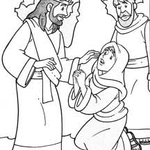 Jesus washes the feet of his disciples coloring page. Miracles Of Jesus Netart