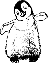 Happy Feet Coloring Pages In 2020 Cute Coloring Pages Coloring Pages Santa Coloring Pages