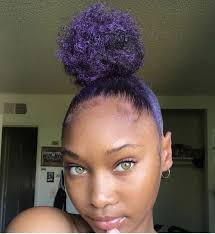 I have afro american hair and its dark brown or black depending on the light the article. Pin By Gab Nickole On Colored Hair Dyed Natural Hair Purple Natural Hair Hair Color For Black Hair