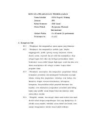 Tahun 2016, mendikbud telah mengatur standar penyusunan rpp. Rencana Pelaksanaan Pembelajaran Nama Sekolah Sma Negeri 1 Malang Jurusan Ips Kelas Semester Xii Gasal Materi Poko Math Equation Words Math