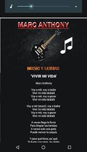 A veces llega la lluvia para limpiar las heridas a veces solo una gota puede vencer la sequía. Vivir Mi Vida Canciones For Android Apk Download