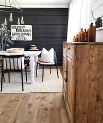 Cynthia Harper On Instagram Well Hello There Black Shiplap I Can Already Tell We Are Going To Dining Room Accent Wall Dining Room Walls Black Dining Room